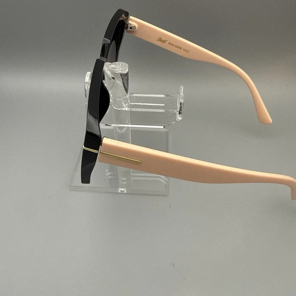 Giselle Collection Authentic Sunglasses Baroque Oversized Black & Pink Frames